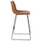 Flash Furniture 30" LeatherSoft Bar Height Barstools, Light Brown, PK2 2-ET-ER18345-30-LB-GG - alternate 5